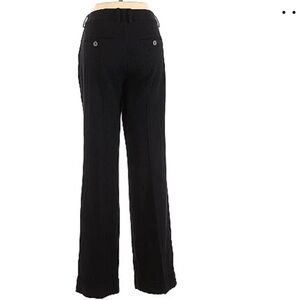 Mac & Jack Flat Front High Rise Boot Cut Career Casual Black Pant Pockets Sz. 10